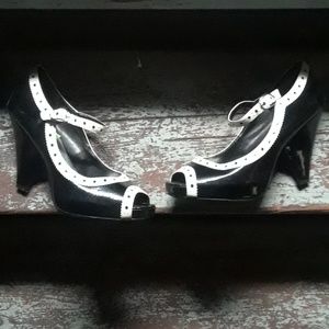 Size7.5 "Pink Duchess" Peep-Toe Heels